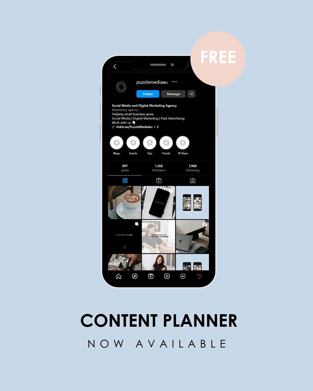 content planner - social graphics